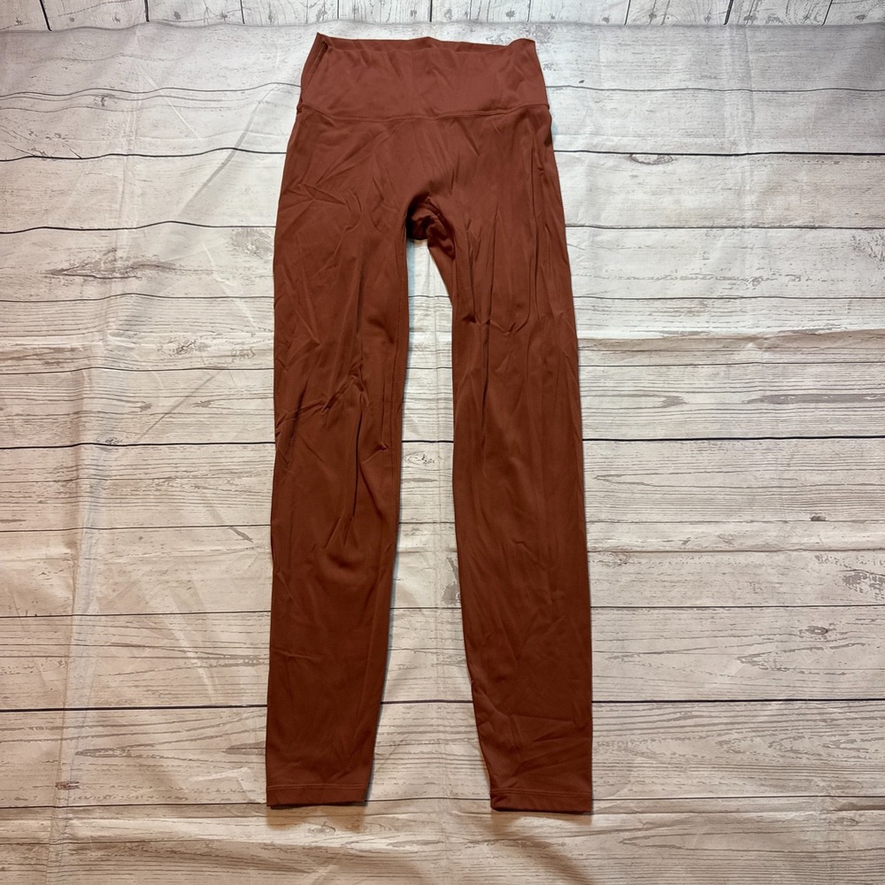 Lycit Athletic Gym Workout Leggings Brown Leggings Pants Women's Size Medium